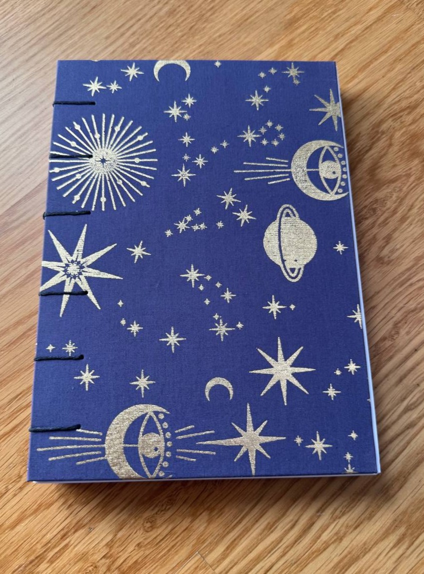 A5 Coptic - space print