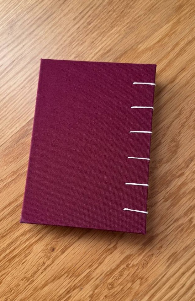 A6 Coptic - garnet multicolor