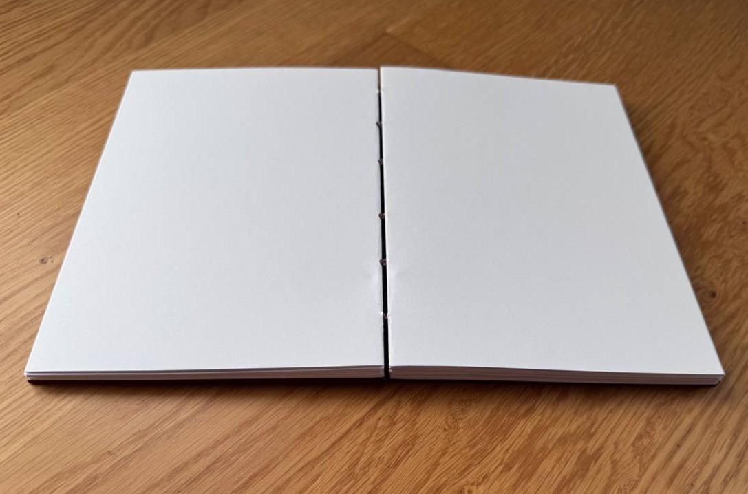 A5 Coptic - garnet