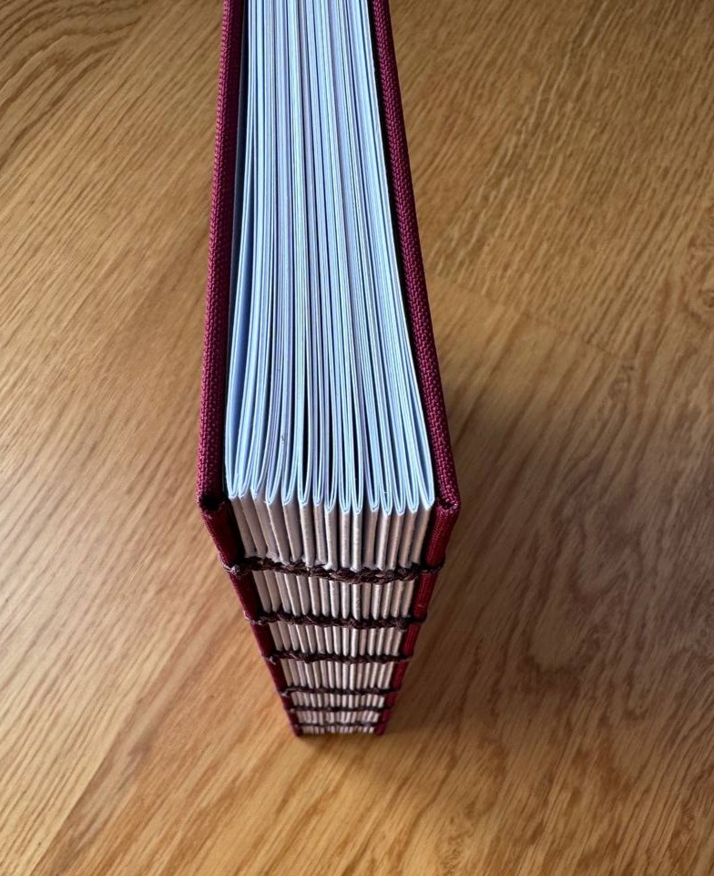 A5 Coptic - garnet