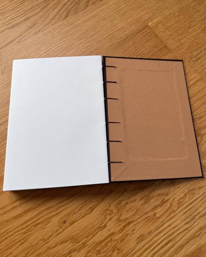 A5 Coptic - brown