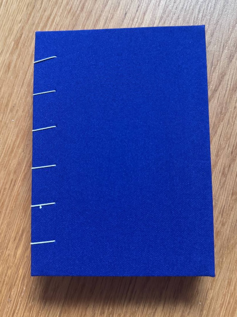 A6 Coptic Notebook — royal blue